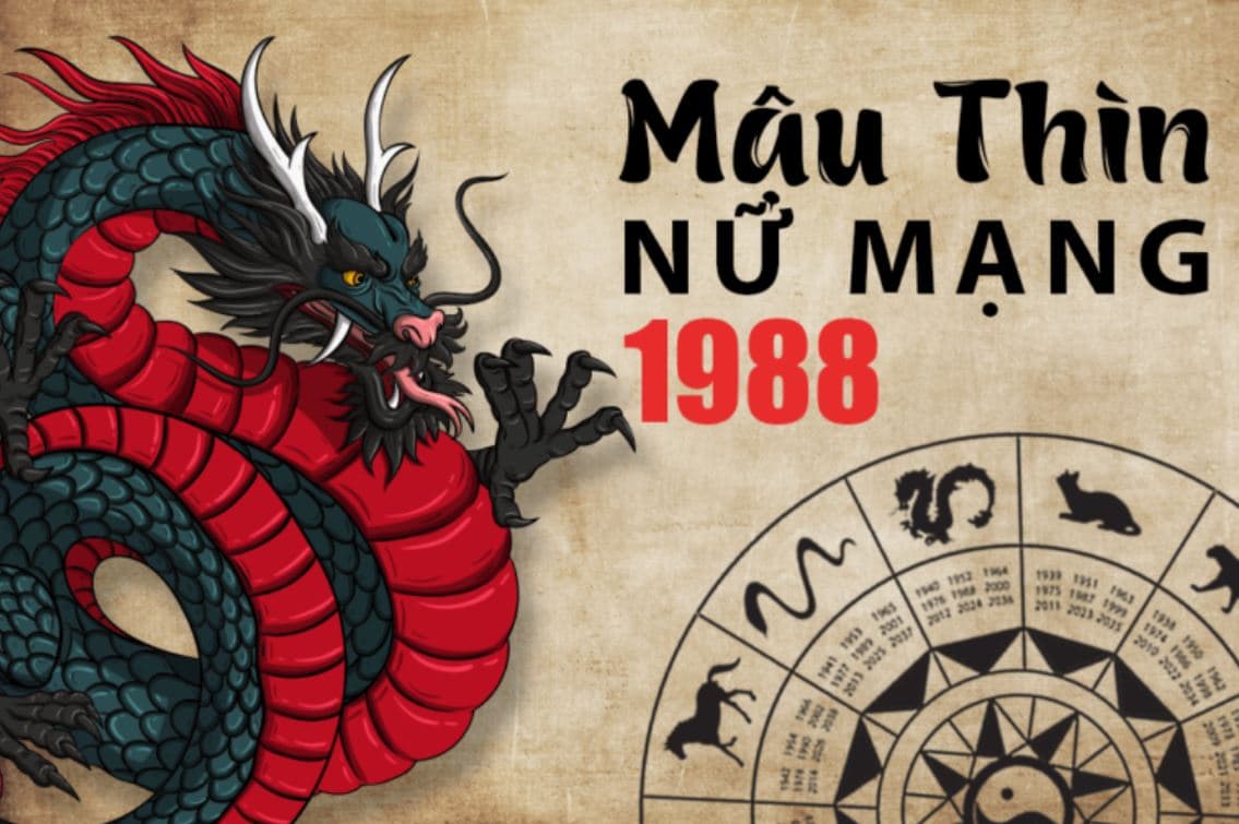 Xem chi tiết tử vi tuổi Mậu Thìn 1988 nam mạng năm 2025